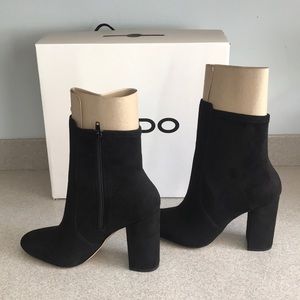 NWT Black Aldo Aurella Size 8